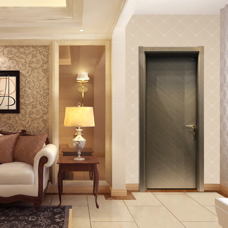 Prettywood Soundproof Design Moderno Quarto de Hotel de Hóspedes 2 Horas de Fogo Avaliado Porta de Madeira Maciça