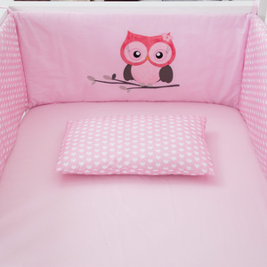 cot bumper set girl