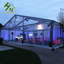 Outdoor Cheap Clear Roof Top Wedding Tent 15x10m with Carpet for Sale