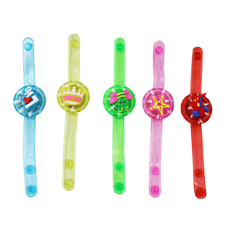 Оптовая продажа, детский светящийся браслет, Мультяшные креативные часы, светящийся акриловый браслет, светящиеся Детские игрушки