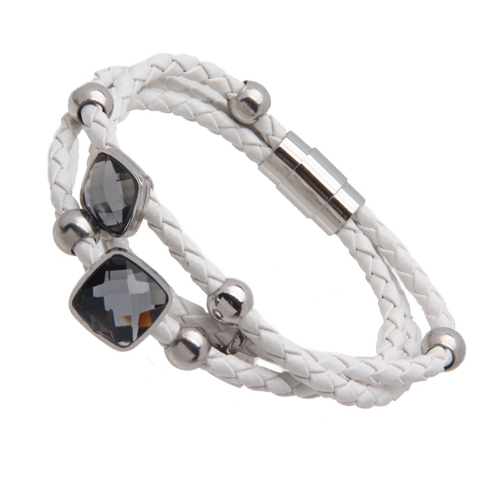 brazal Pulsera Ajustable Tono Plata Doble Flor en la parte superior del brazo