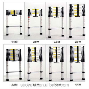 2019 New Design En131-6 Aluminium Collapsible Telescopic Ladders