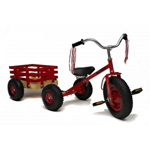 tricycle with wagon attached