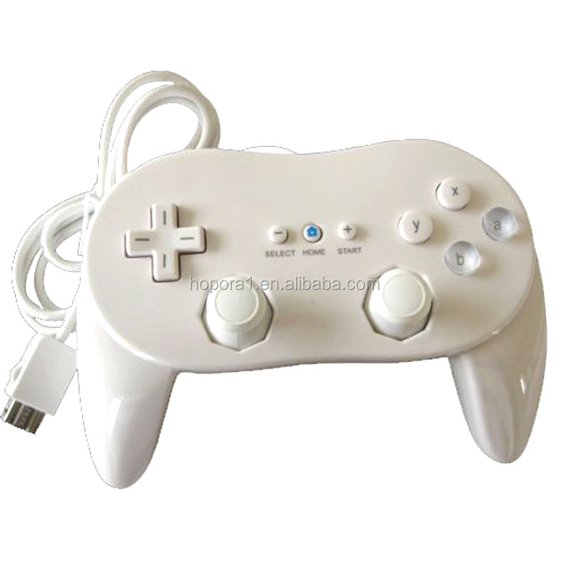 Wii Uホワイトクラシックコントローラープロ用の有線高品質