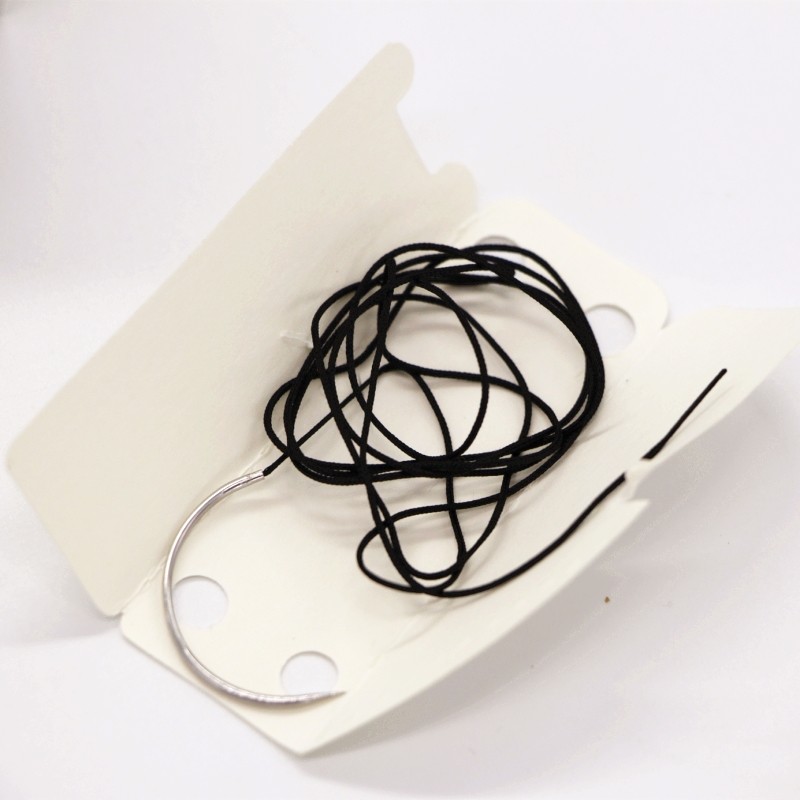 非可吸收手术缝合线丝绸编织与针 75厘米