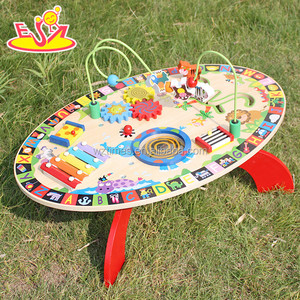 toddler wooden activity table