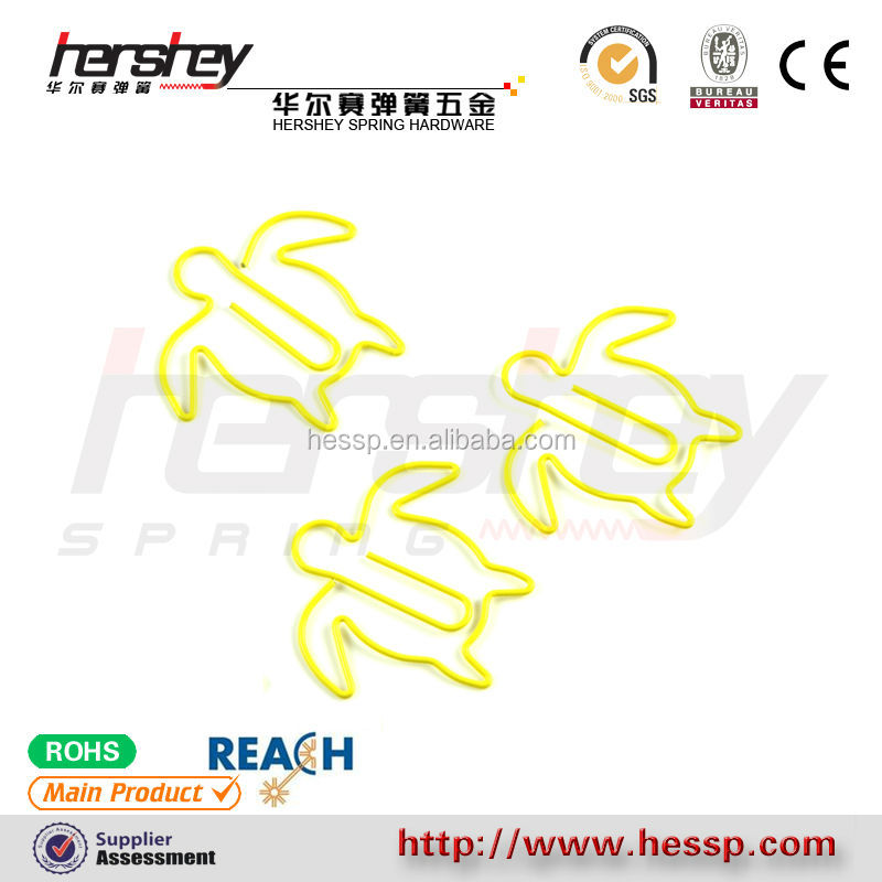 Симпатичные мягкие оболочки черепаха форма желтый бумага клип