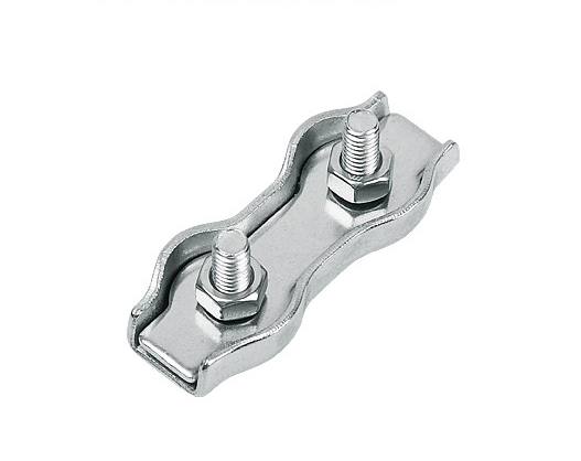 Stainless steel Douplex clip m2-m12 used in fixing wire rope