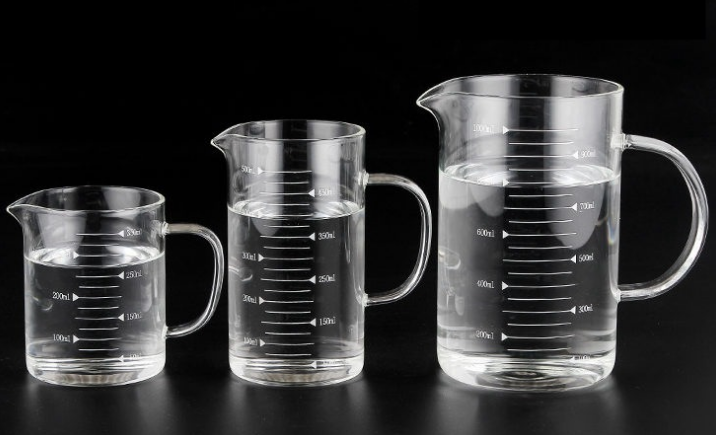 Measuring Borosilicate Caffeine Glass Beaker Mug With Mark Line Measuring Cup