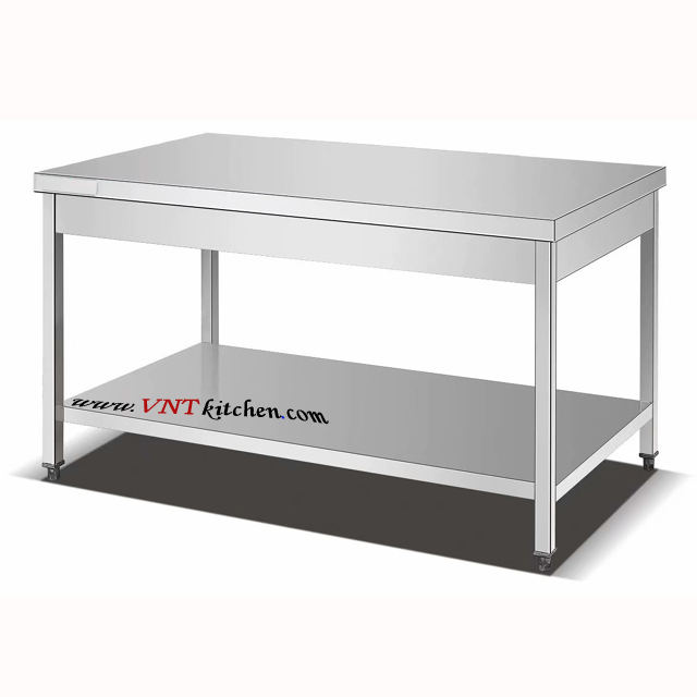 Модный дизайнерский Рабочий стол для ресторана, коммерческой кухни, с нижней полкой