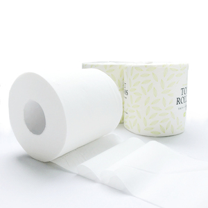 Wholesale water soluble non-polluting degradable eco friendly bathroom hemp bamboo toilet paper with roll