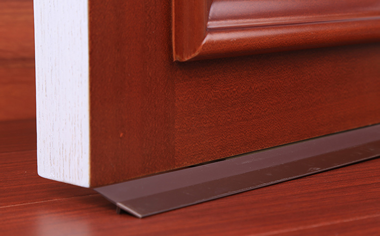 Soft and hard composite design rubber weather stripping pvc door bottom seal