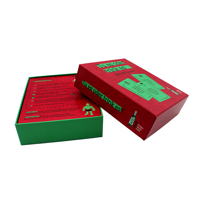 Высококачественная карточка для напитков из бумажного материала под заказ