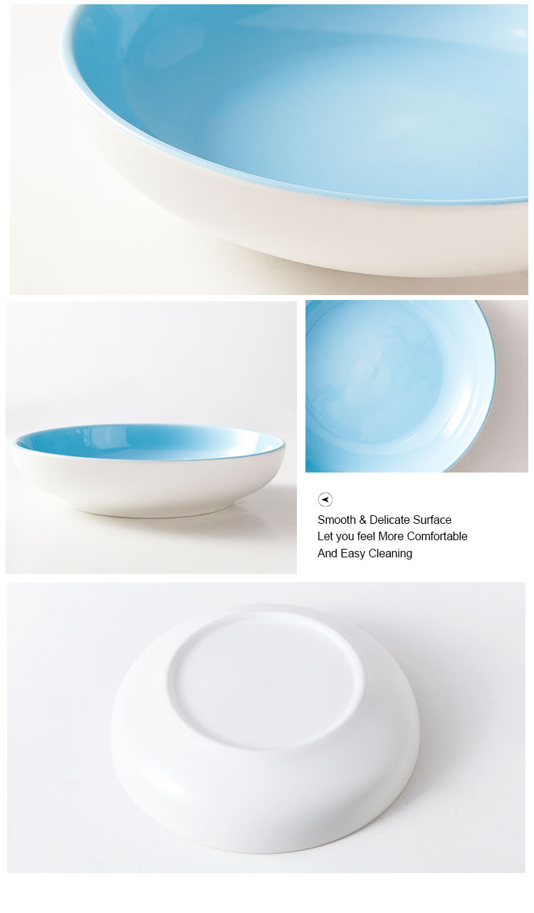 Creative Dinnerware Ceramic Skype Blue Tableware
