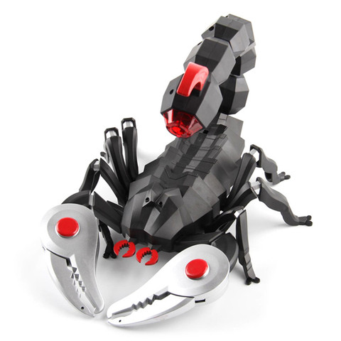 时尚定制遥控黑色塑料蝎子玩具