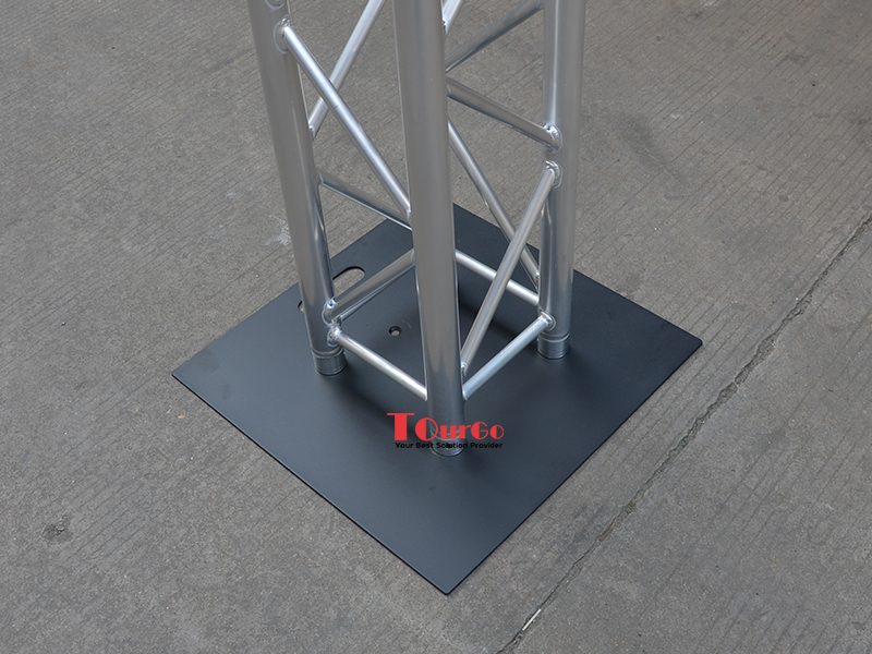 6.56 FT Aluminum Box Truss Monitor TV Stand with TV Mount