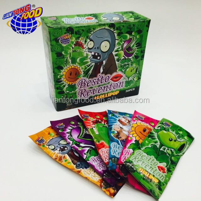 Растения против Зомби всплывающие конфеты с леденцами