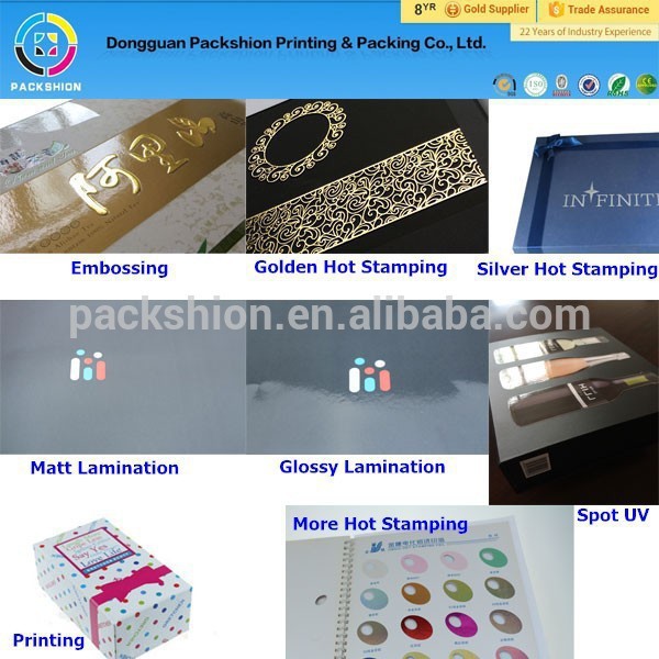 Customized paperboard present box with insert