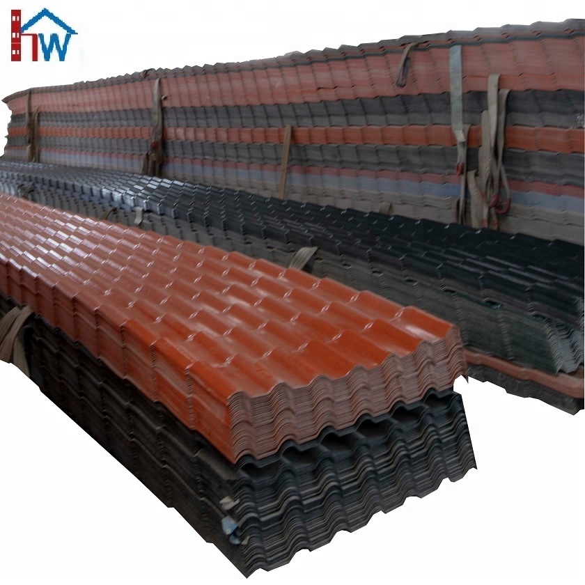 ПММА ПВХ пластиковый кровельный лист синтетическая испанская Стекловолоконная испанская кровельная черепица