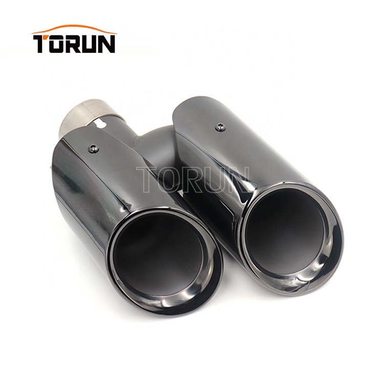 4/" Rainbow Burnt Tip Carbon Fiber Weld-On Exhaust Muffler 2.5/" Inlet Universal 5