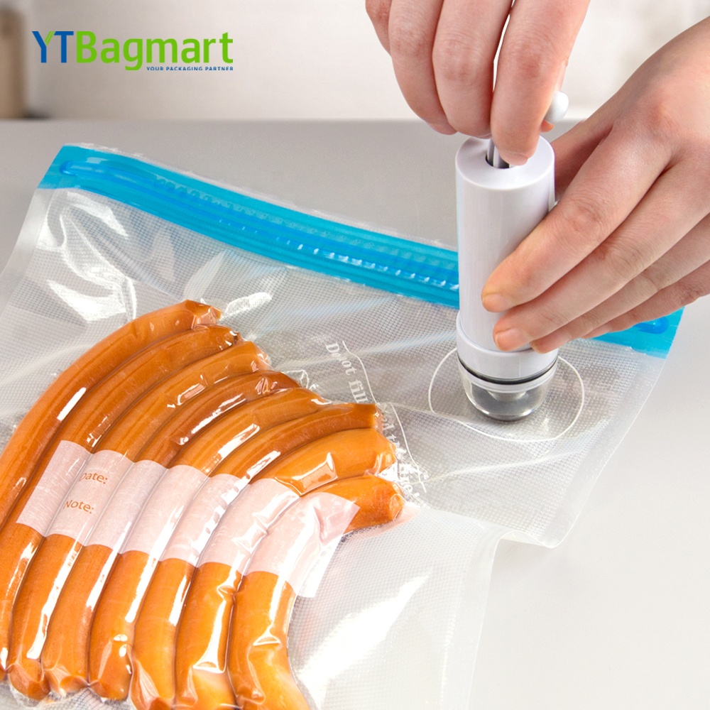 Пищевые пакеты Sous Vide без Bpa многоразовый набор пластиковые пищевые вакуумные пакеты