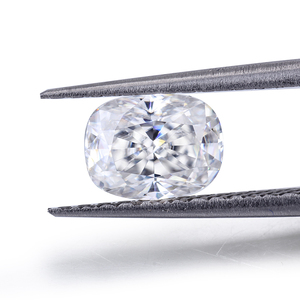 10x8mm 3.0cts D E F color forever brilliant loose crushed ice cushion moissanite for gold diamond ring