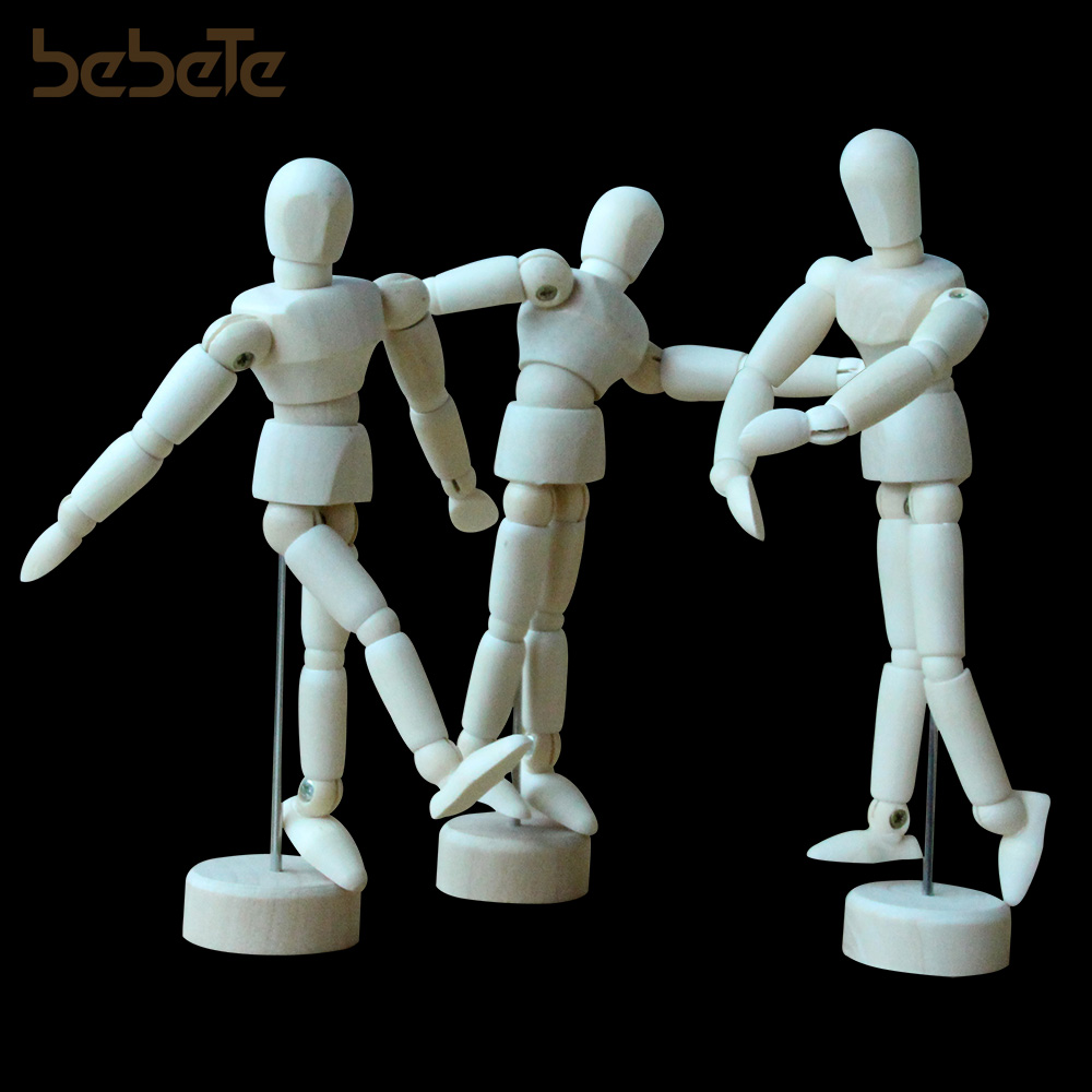 Деревянная фигура человека художника, модель рисунка, дерево, гибкие, сочлененные, поставка искусства