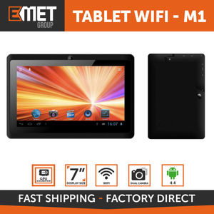 TABLET EMET WIFI M1 - 4GB - DUAL CORE - BIG 7" DISPLAY - DUAL CAMERA - WIFI - BLUETOOTH
