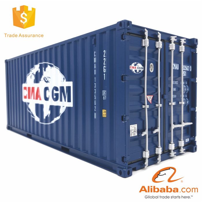 1//50 20GP Alloy Model of international shipping freight container 5 spraying