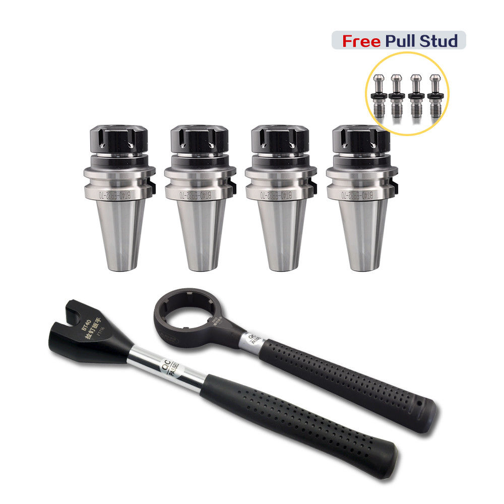 CNC 4 шт. BT40-ER32-70 держатель инструмента 1 шт. BT40 гаечный ключ 1 шт. гаечный ключ ER32
