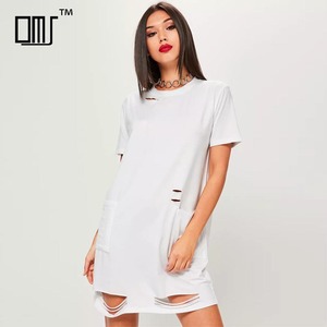 plain white t shirt dress