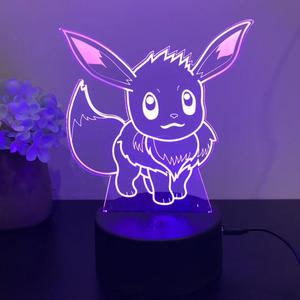 Holiday Christmas Custom Baby RGB Color Change 3D illusion for baby kids 3d led night light