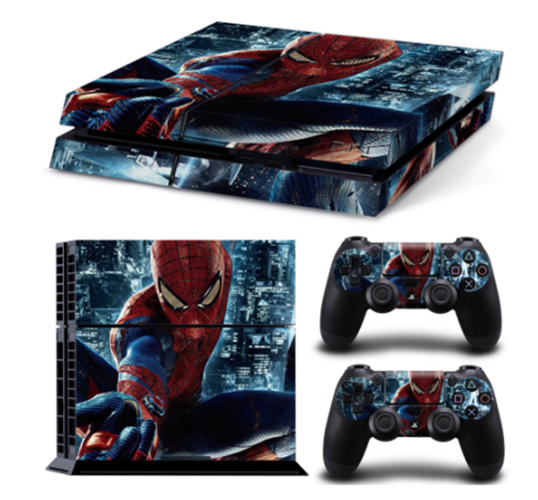 Spiderman For PS4 Vinyl Skin For ps 4 Playstation 4 Controle Console Cover Sticker And 2 Controller Gamepad Manttee Decal