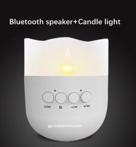 living candle bluetooth speaker