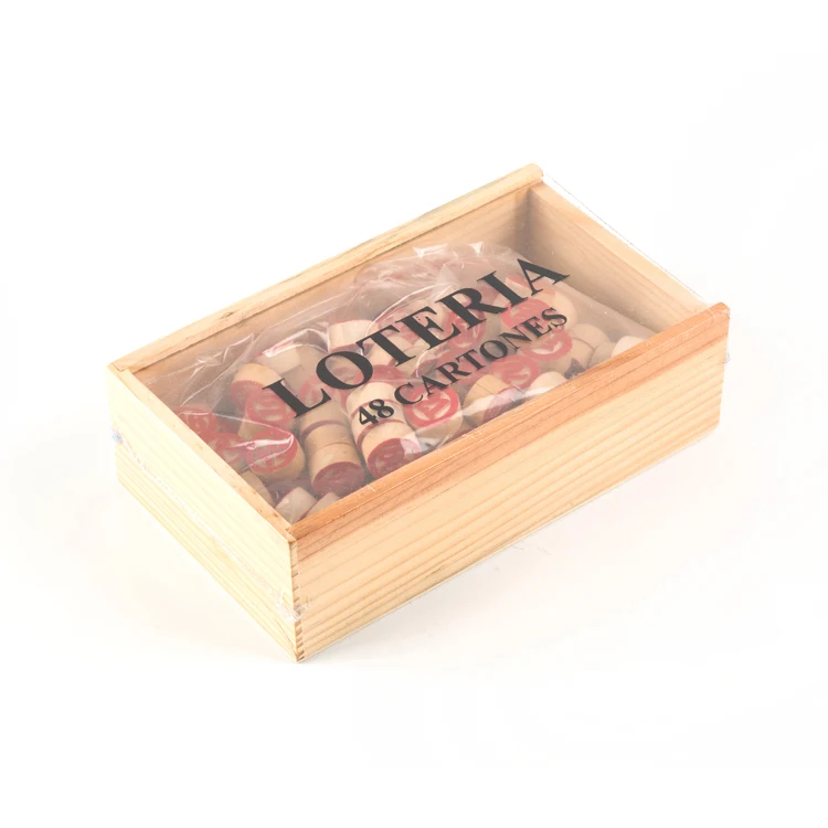 Первоклассный набор деревянных номеров для игры в бинго на заказ