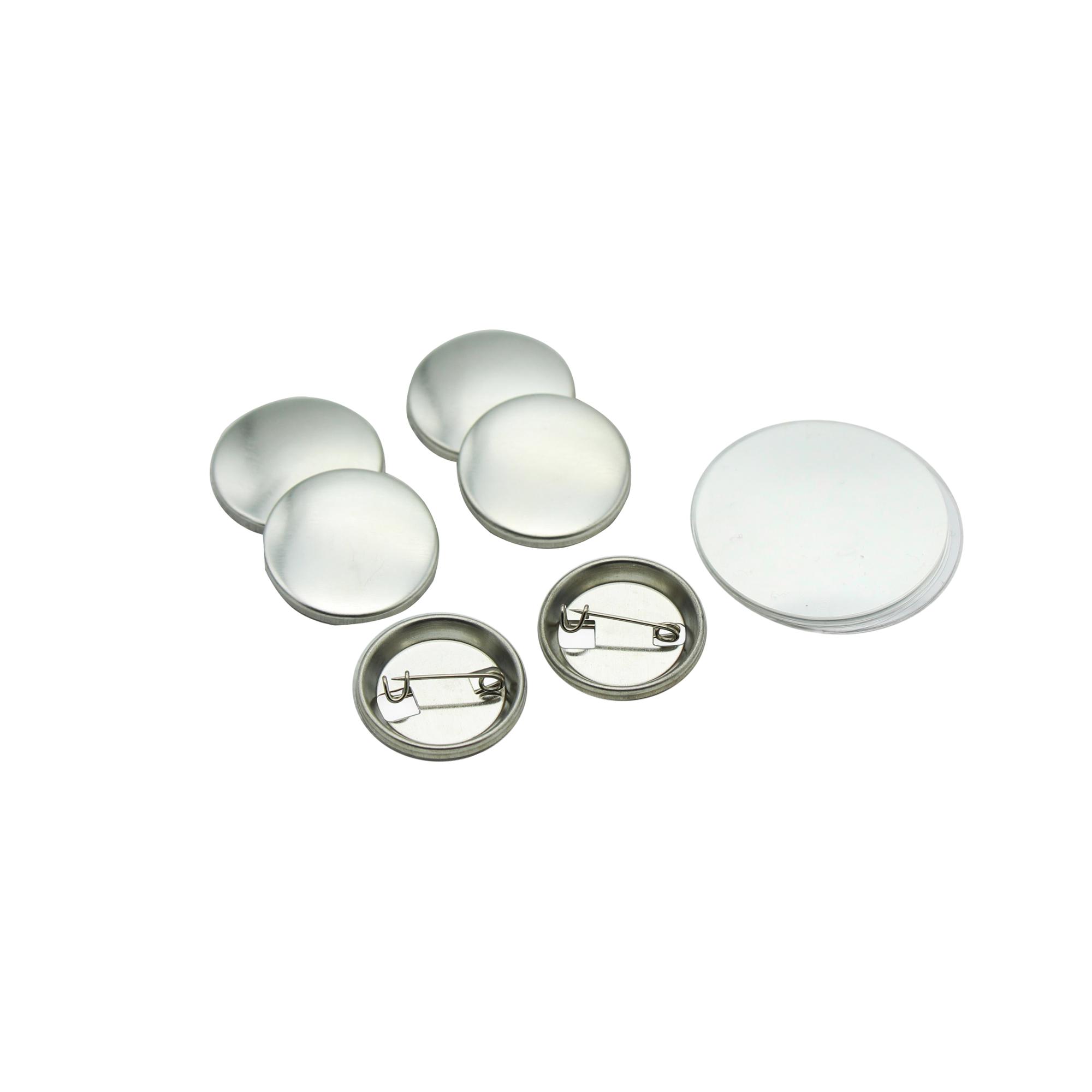 china wholesale blank button pin badge materials