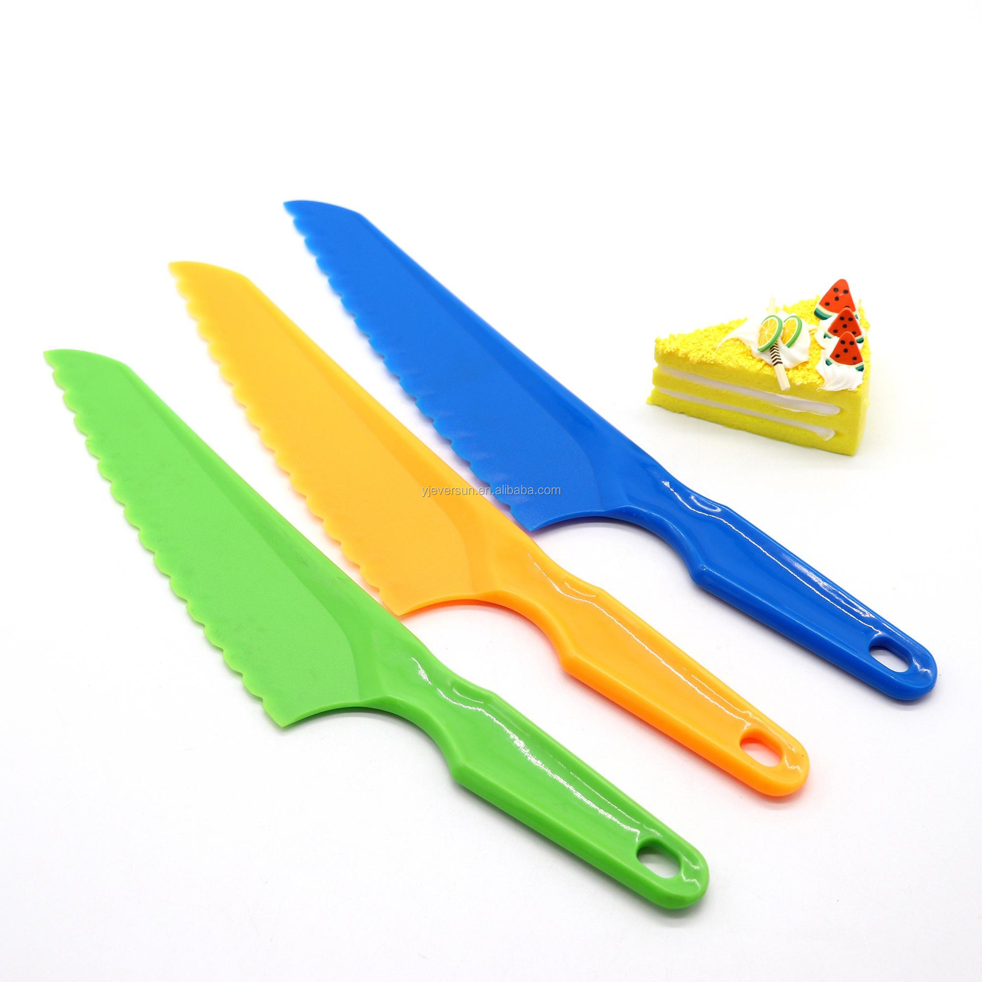 菜刀工具塑料三角锯齿形蛋糕切刀套装