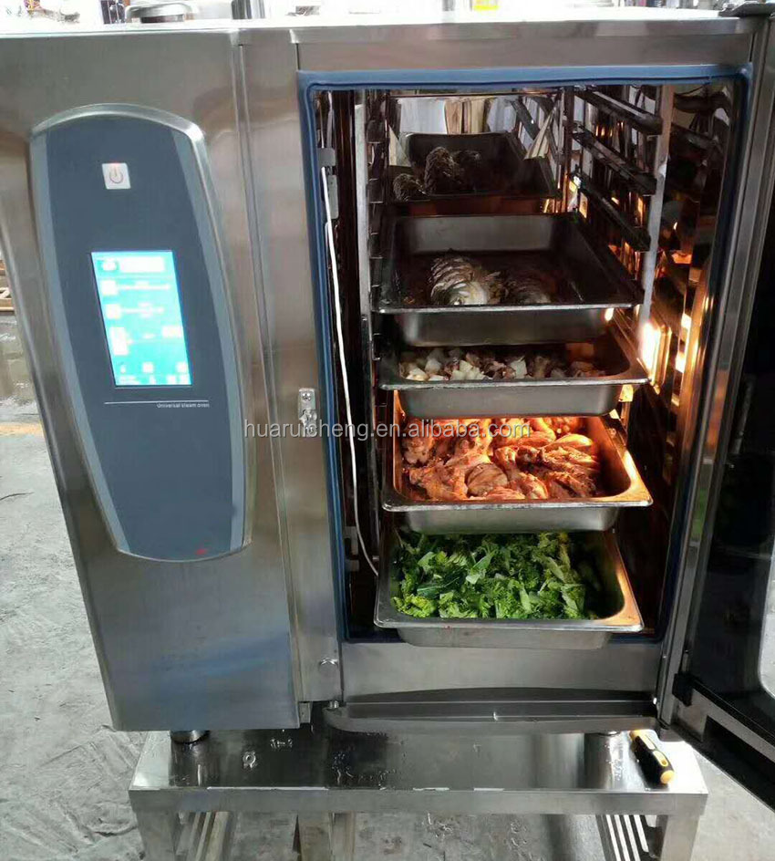 餐厅酒店专业燃气或电动商用combi烤箱