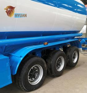 cimc hyuan   axle fuel tank trailer 45000 48000 liters oil tank