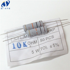 100 Pcs 1W 1 Watt Metal óxido cine resistencias plomo axial 560K Ohm ± 5/% Tolerancia