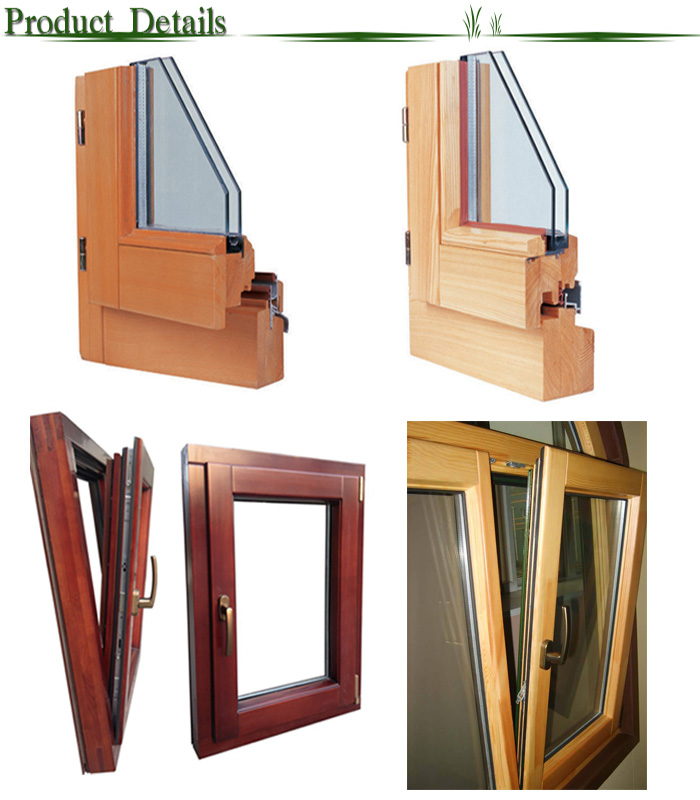 Edifício residencial de madeira janelas de alumínio Francês