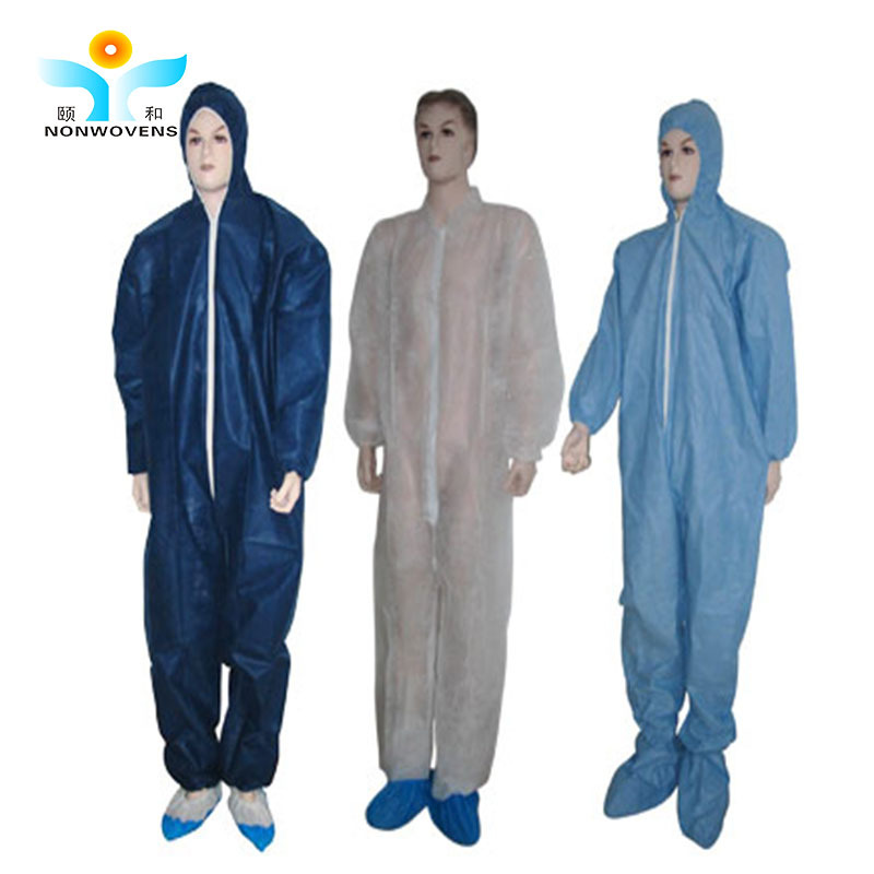 Нетканые desechables safetywith капот Белый Одноразовые краски механики комбинезоны overoles