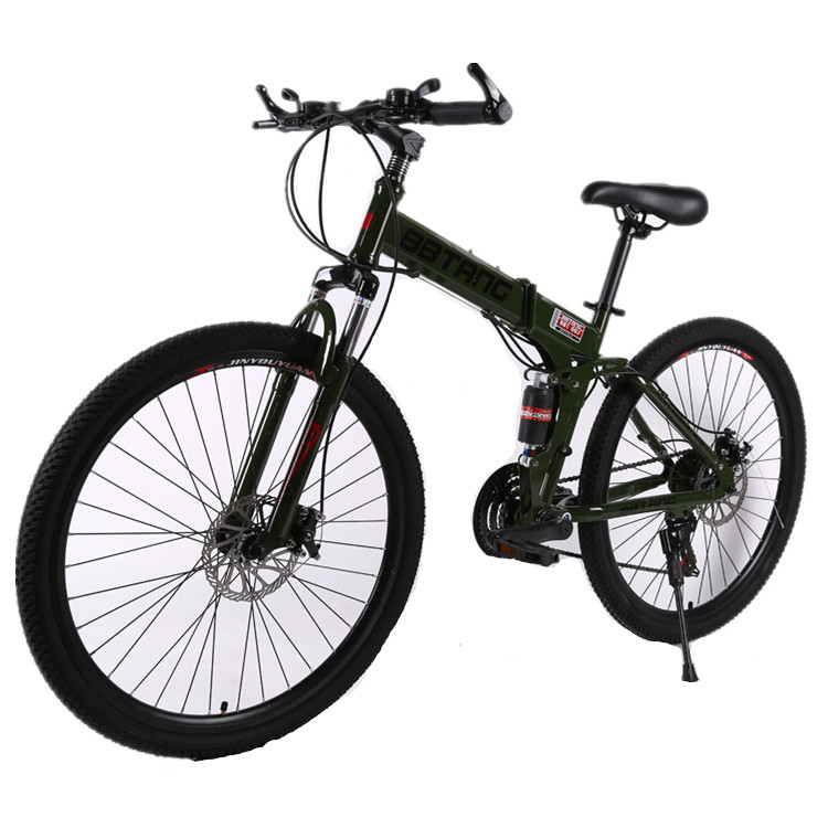 GT自転車 マウンテンバイク 26インチ 折りたたみ全サスペンション