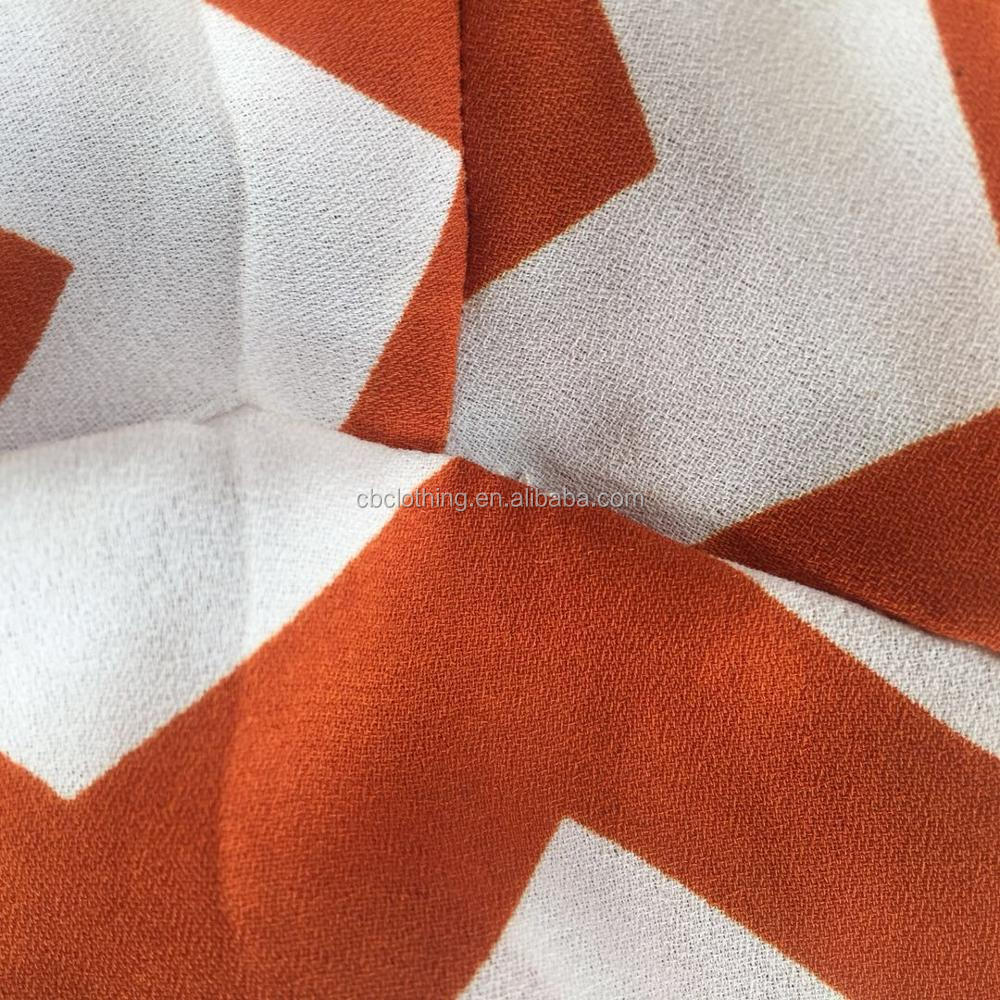 Hot sale printed Chiffon Ladies tops