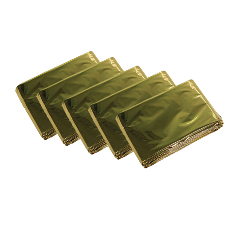eb001 52" x 82" waterproof emergency mylar space blanket