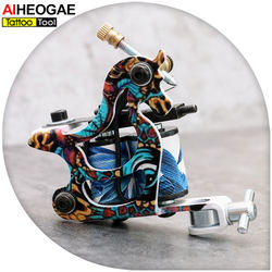 Wholesale- TM3057 Handmade Tattoo Gun Fashion Design Wrap Coil Tattoo Machine