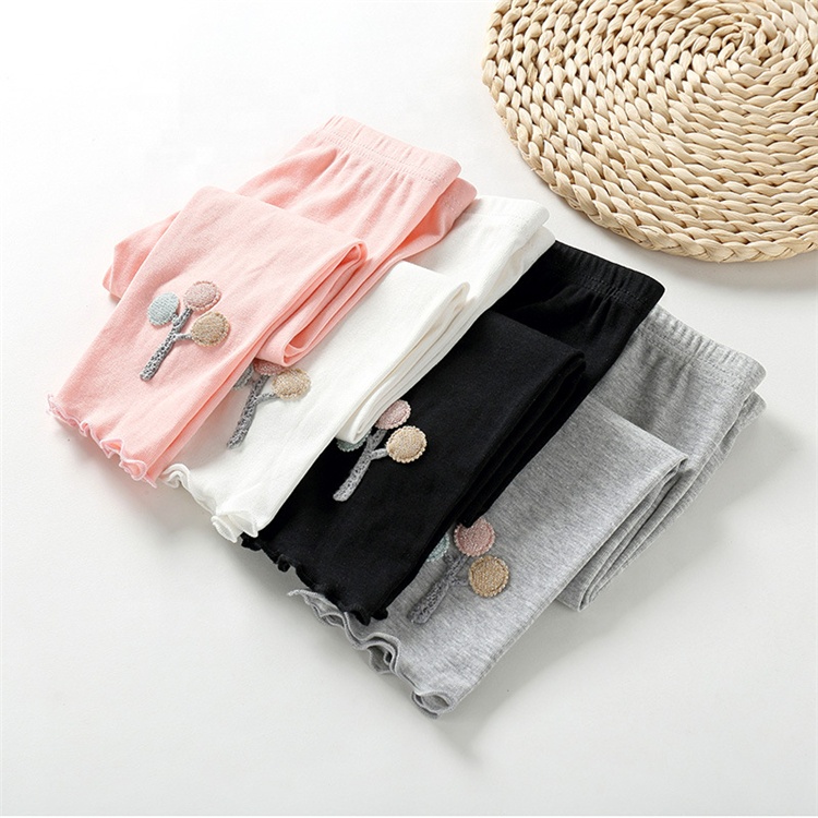 AL-017 мягкой эко-лучшее качество брюки для девочек осенние брюки для маленьких детей