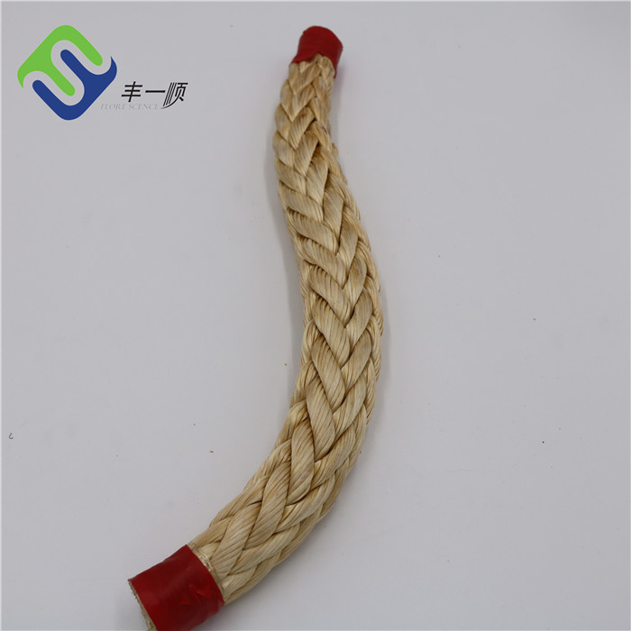 High Strength 12 Strands UHMWPE Braided Mooring Rope 36mm