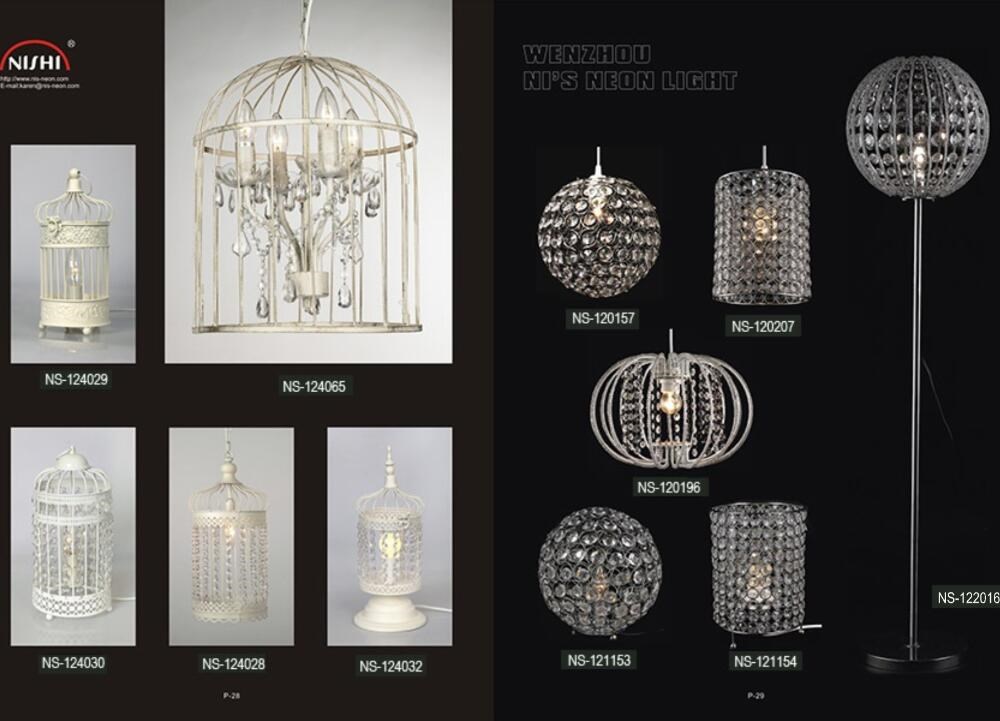LED Garden Furniture Light  Birdcage Ceiling Pendant Chandelier light