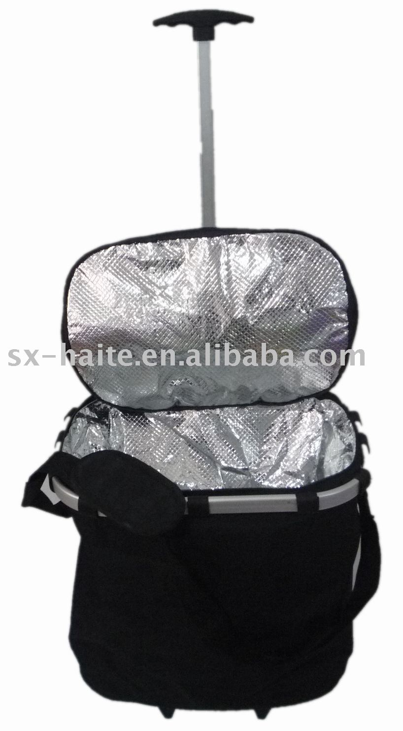 Холодильная складная тележка для покупок